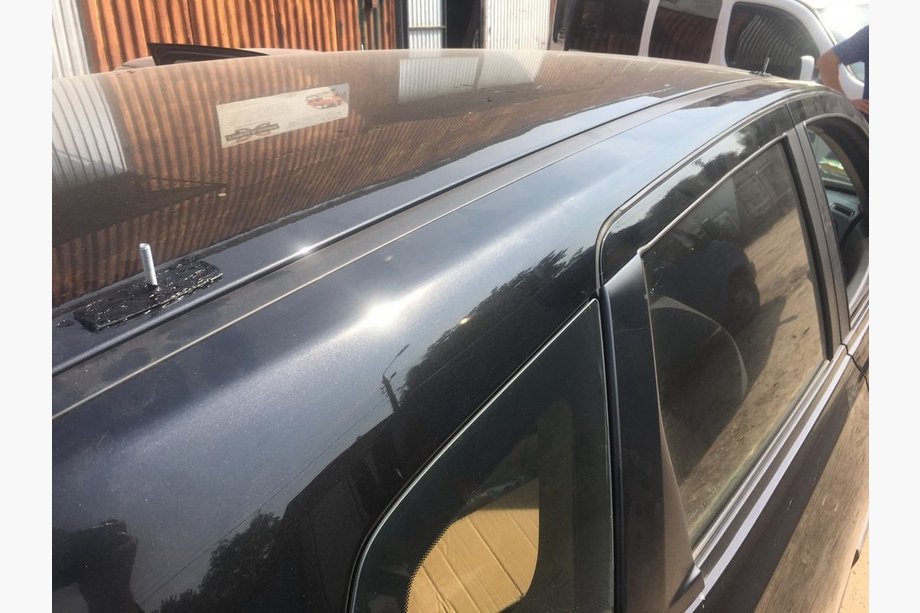 Nissan Qashqai 2010-2014 Chrome Roof Rails For +2 version, Plastic feet Photo 6