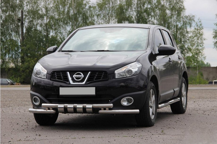 Nissan Qashqai 2010-2014 Front Bar ST009-15 (Stainless Steel) Image