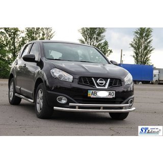 Front Double Bar ST016 (Stainless Steel) Nissan Qashqai 2010-2014 photo 3