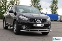 Nissan Qashqai 2010-2014 Front Double Bar ST016 (Stainless Steel) photo 3