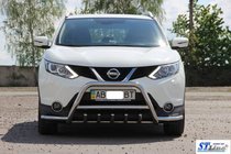 Nissan Qashqai 2014-2021 Bull Bar WT003-Plus (Stainless Steel) photo 2