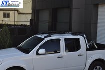 Nissan Navara/NP300 2016- Original Roof Rails (with Crossbar) Black photo 6
