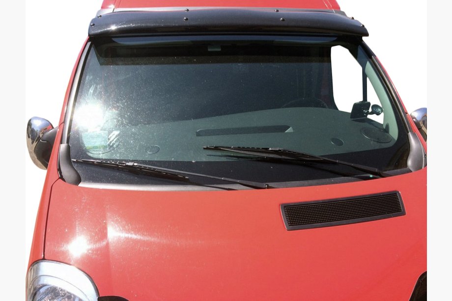 Nissan Primastar 2002-2014 Windshield visor (black gloss, 5mm) Image