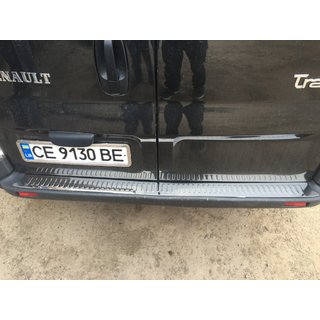 Rear bumper protector stainless steel (OMSA) photo 2