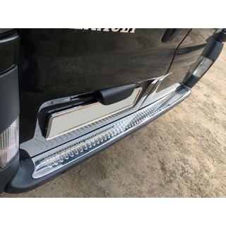 Rear bumper protector stainless steel (OMSA) photo 1