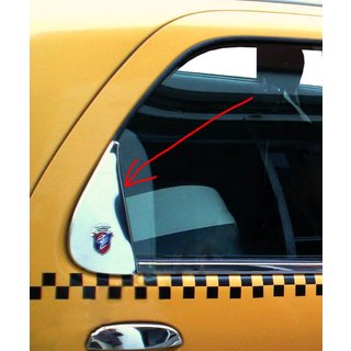 Chrome Triangle Window Trim (Stainless Steel) photo 1
