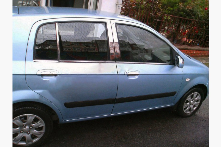 Hyundai Getz 2002- Stainless Steel Pillar Covers Image