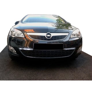 Front bumper end trim (stainless steel) Opel Astra J 2009-2015