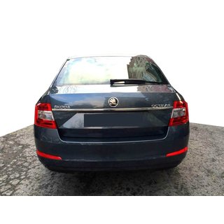 Chrome trim above license plate (stainless steel) Skoda Octavia III A7 2013-2019 photo 1