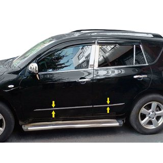 Stainless Steel Door Moldings Toyota Rav 4 2006-2013 photo 1