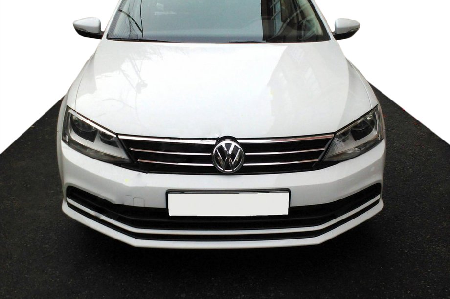 Volkswagen Jetta 2011-2018 Grille Covers 2014↗ (Stainless Steel) Image