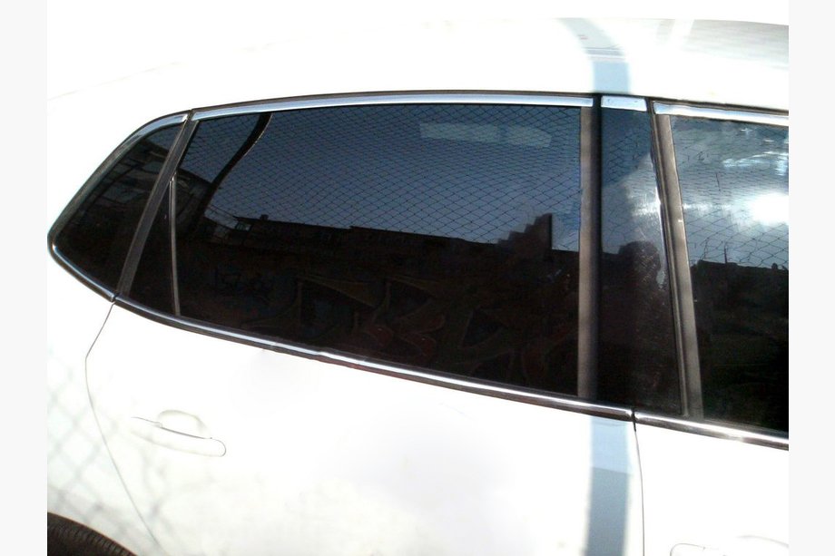 Volkswagen Polo 2010-2017 Full Window Trim HB (6 pcs, Stainless Steel) Image