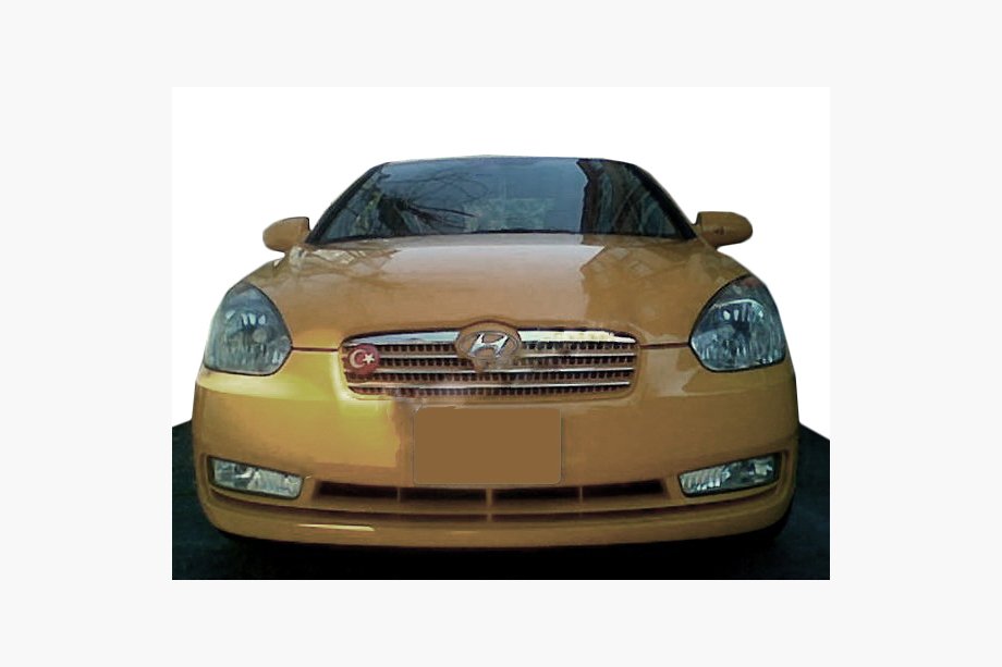 Hyundai Accent 2006-2010 Grille Covers (2 pcs, Stainless Steel) Image