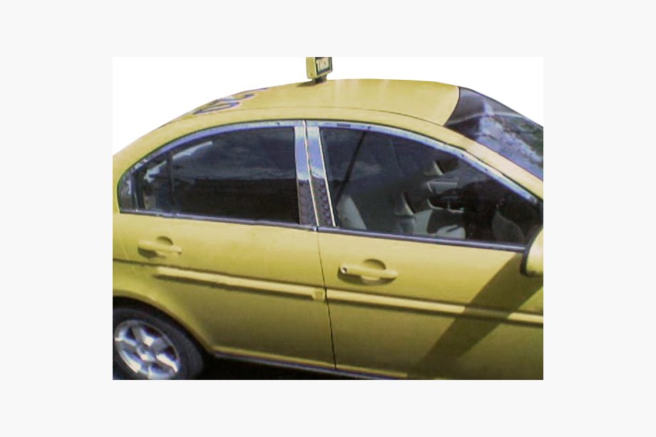 Hyundai Accent 2006-2010 Stainless Steel Door Pillar Trim Image