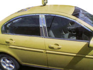 Hyundai Accent 2006-2010 Stainless Steel Door Pillar Trim photo 1
