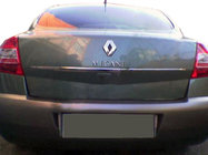 Renault Megane II 2004-2009 Chrome trim above license plate (SD, stainless steel) photo 1
