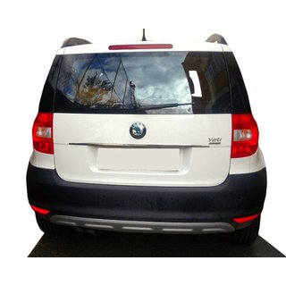Stainless steel trim above license plate Skoda Yeti 2009-2017
