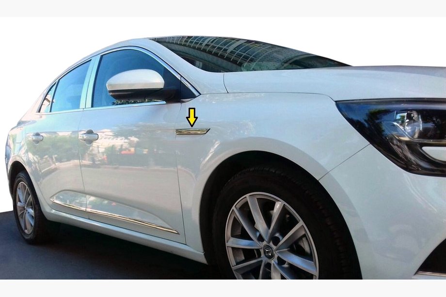 Renault Megane IV 2016-2025 Fender Trim 2016-2020 (Stainless Steel) Image