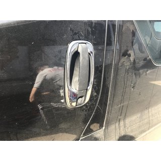 Door handle trims (4 pcs, stainless steel) Opel Vivaro 2001–2015 photo 4