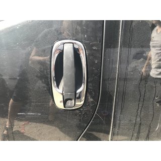 Door handle trims (4 pcs, stainless steel) Renault Trafic 2001–2015 photo 4