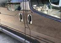 Nissan Primastar 2002-2014 Door handle covers (4 pcs, stainless steel) photo 1