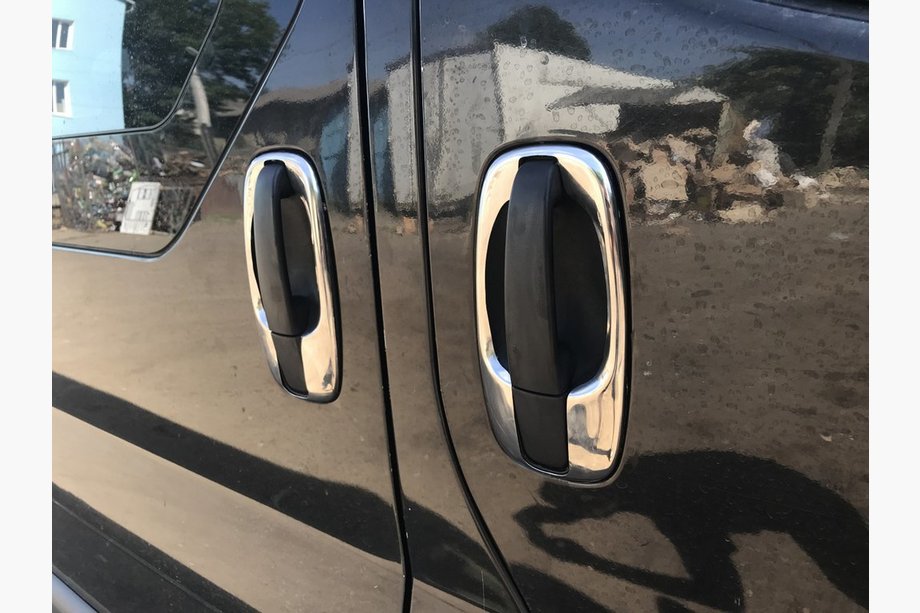 Opel Vivaro 2001–2015 Door handle trims (4 pcs, stainless steel) Image