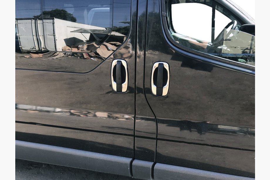 Renault Trafic 2001–2015 Door handle trims (4 pcs, stainless steel) Image