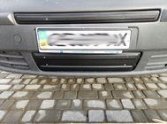 Renault Trafic 2001–2015 Winter Lower Grille Cover (under license plate) 2001-2007, Matte photo 5