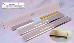 Opel Insignia 2008-2017 Door Sill Protectors Natanika Standard (4 pcs, Stainless Steel) photo 1