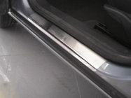 Opel Astra H 2004-2013 Door Sill Covers Nataniko (4 pcs, Stainless Steel) photo 1