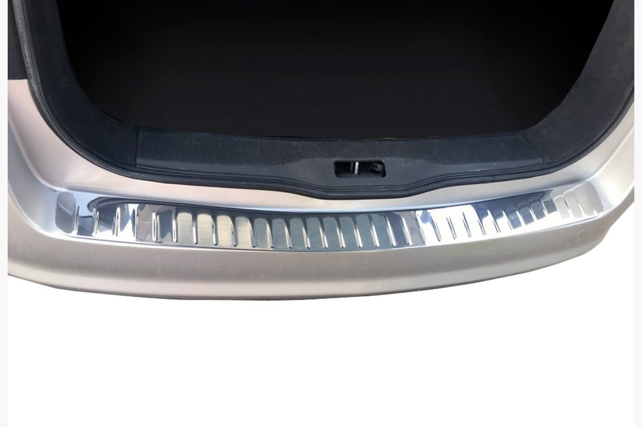 Opel Astra H 2004-2013 Rear Bumper Protector OmsaLine Gloss (SW, Stainless Steel) Image