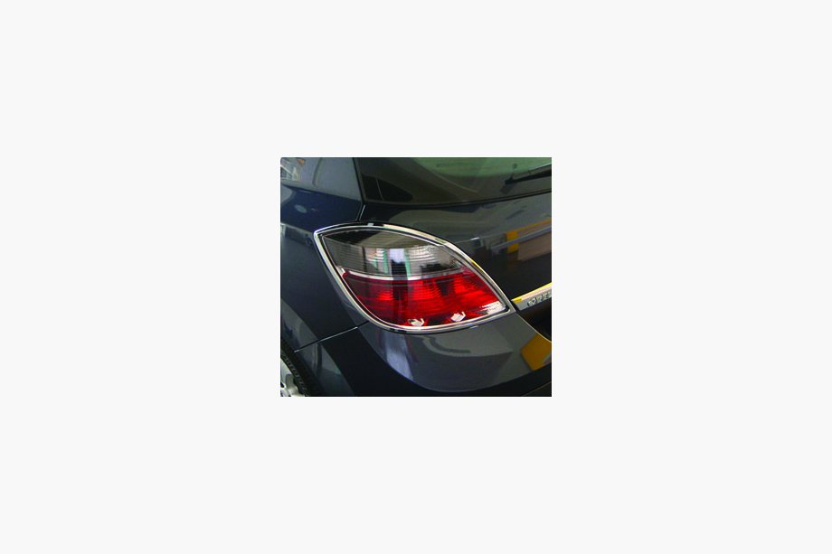 Opel Astra H 2004-2013 Tail Light Covers (HB, 2 pcs, plastic) Image