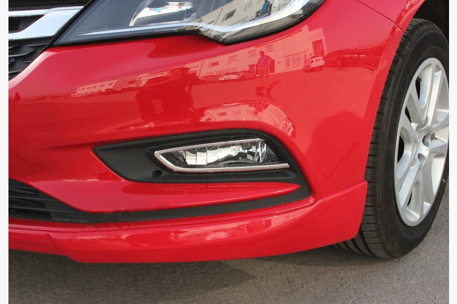 Opel Astra K 2016-2021 Fog Light Trim OmsaLine (2 pcs, Stainless Steel) Image