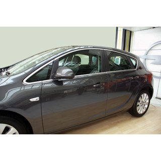 Full Window Trim (HB, 12 pcs, Stainless Steel) Opel Astra J 2009-2015 photo 1