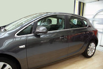 Opel Astra J 2009-2015 Full Window Trim (HB, 12 pcs, Stainless Steel) photo 1