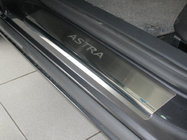 Opel Astra K 2016-2021 Door Sill Covers Nataniko (4 pcs, Stainless Steel) photo 1