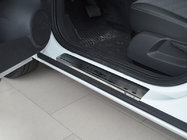 Opel Corsa C 2000-2006 Natanika Premium Door Sill Protectors (4 pcs, Stainless Steel) photo 1