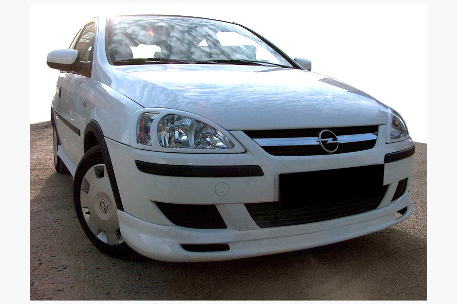 Opel Combo 2002–2012 Front lower lip spoiler (primed) Image