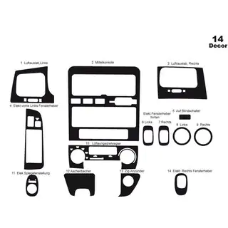 Dashboard Trim Covers (1995-1998) Toyota Carina E 1992-1997 photo 2