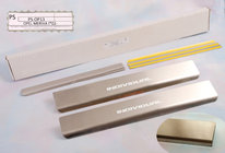 Opel Meriva 2002-2010 Door Sill Protectors Natanika Standard (4 pcs, Stainless Steel) photo 1