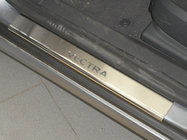Opel Vectra C 2002-2008 Door Sill Covers Nataniko (4 pcs, Stainless Steel) photo 1
