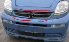 Opel Vivaro 2001–2015 Winter grille cover 2001-2007 (upper) Matte photo 1