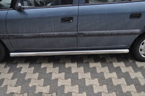 Opel Zafira B 2005–2011 Side Pipes (2 pcs, Stainless Steel) photo 1