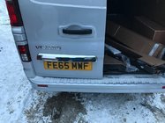 Renault Trafic 2015- Stainless steel trim above license plate photo 9