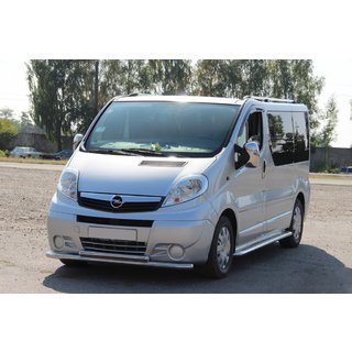 Front Bar ST014 (Stainless Steel) Opel Vivaro 2001–2015 photo 1