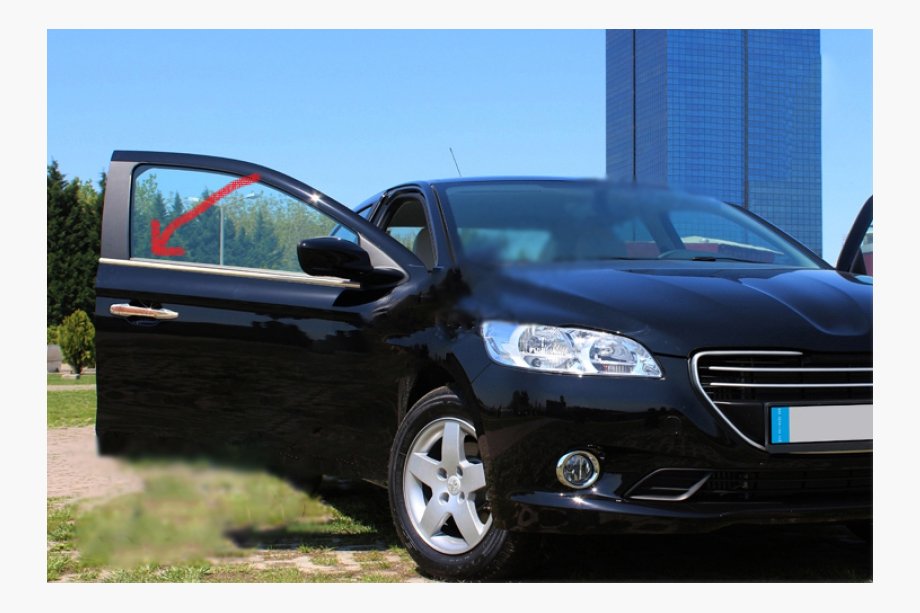Peugeot 3008 2008-2016 Window trim stainless steel 6pcs without rear quarter window Image