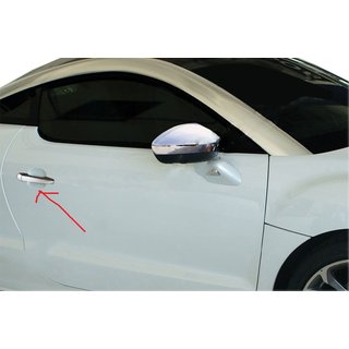 Chrome Door Handle Covers (2 pcs, Stainless Steel) Peugeot RCZ 2010-2015