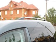 Volkswagen Caddy 2015-2020 Chrome Roof Rails photo 2