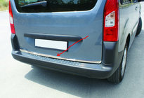 Peugeot Partner Tepee 2008-2018 Trunk Trim Stainless Steel photo 1