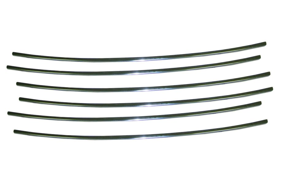 Peugeot Partner Tepee 2008-2018 Grille Covers 2008-2012 (6 Strips, Stainless Steel) Image